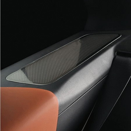 Накладка декоративная воздуховода заднего окна (черный) титан LIXIANG L7