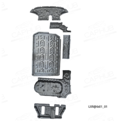 Защита днища автомобиля (7 предметов) - LIXIANG L7 -LXHB2.3MM_L7 - L 7 арт LXfdjhb01_01 Дубликат фото 1