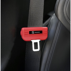 Силиконовый чехол на зажим ремня переднего сиденья (красный) ZEEKR 001 дубликат фото 2